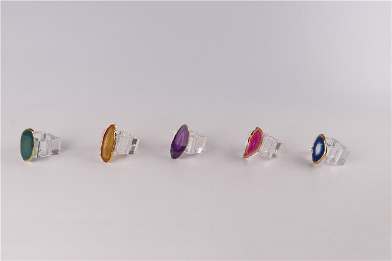 Crystal kapkin rings