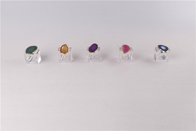 Crystal kapkin rings