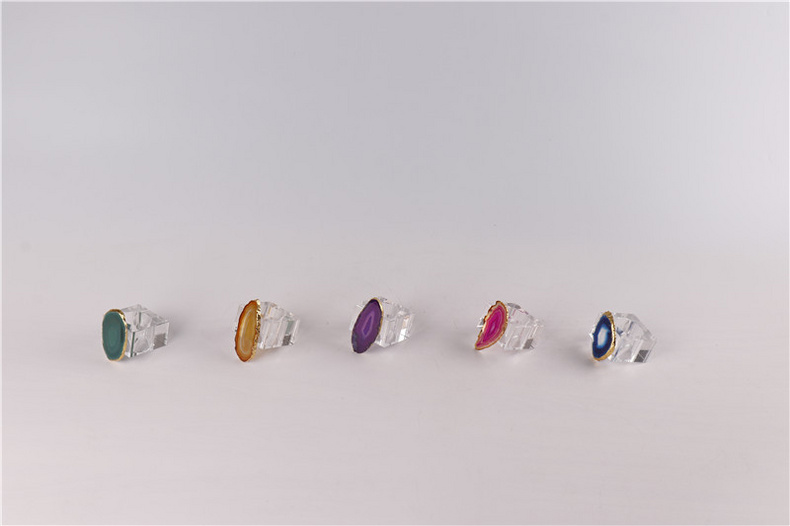 Crystal kapkin rings