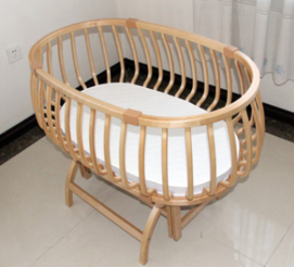 C2013-3 Bentwood Baby Crib