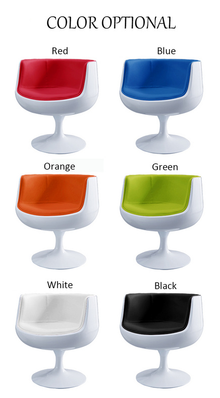 Fashion Egg Cup Pod Chair Creative Leather Reception Chair Modern Furniture