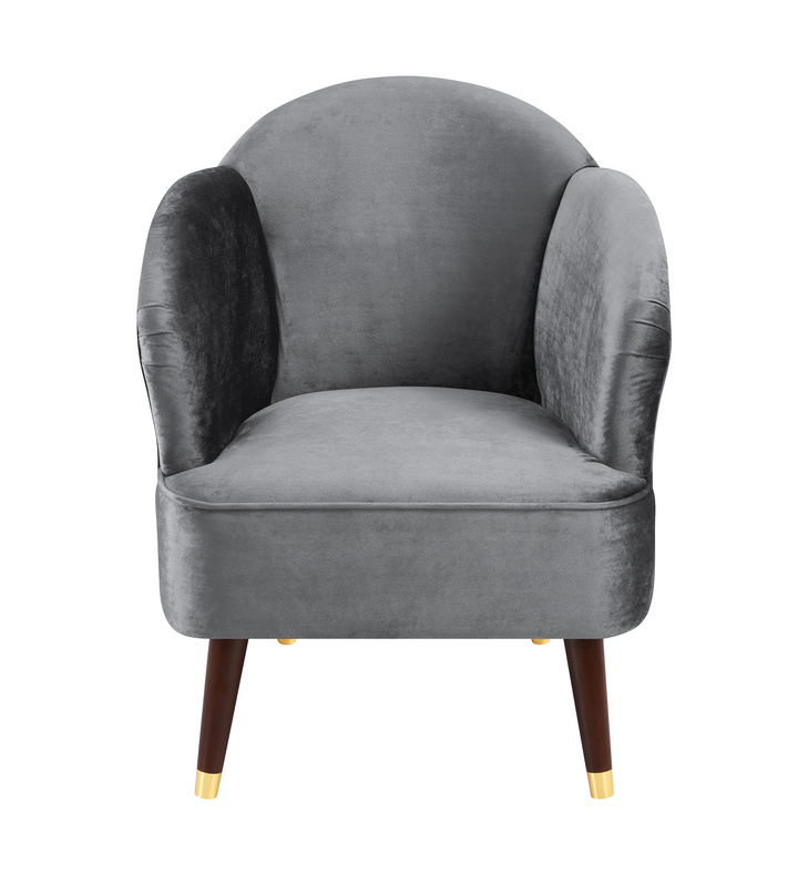 Modern Velvet Fabric Armchair- 609347