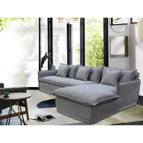 Detachable and washable L-shaped sofa