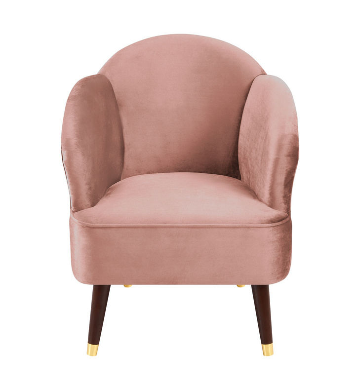 Modern Velvet Fabric Armchair- 609347
