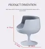 Fashion Egg Cup Pod Chair Creative Leather Reception Chair Modern Furniture