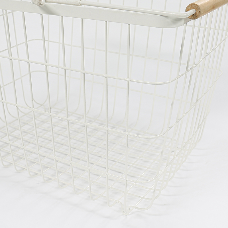 2-Tier wire laundry basket cart F10021