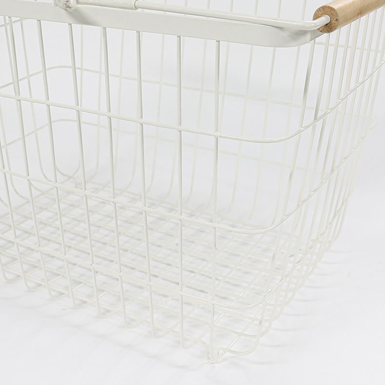 2-Tier wire laundry basket cart F10021