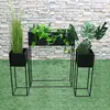 F10212 home decor flower pot set with metal stand