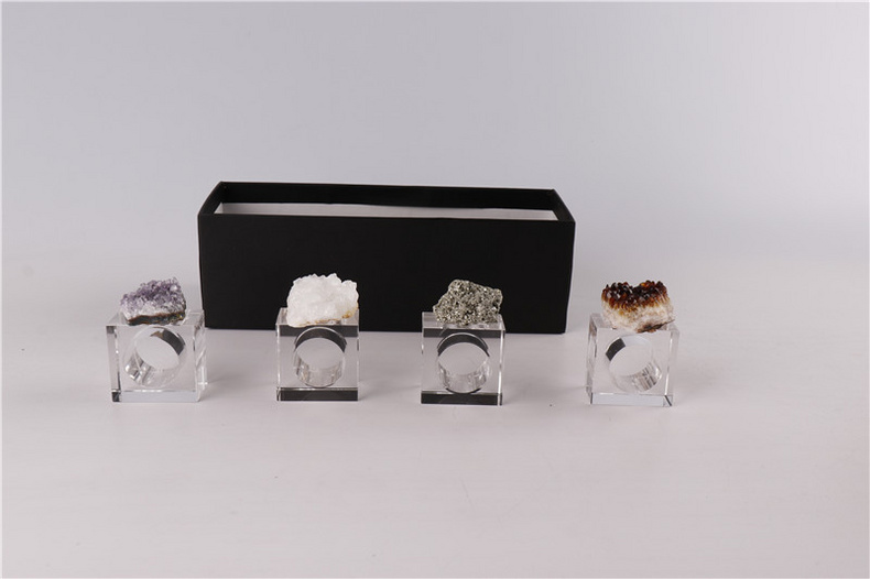 Crystal kapkin rings