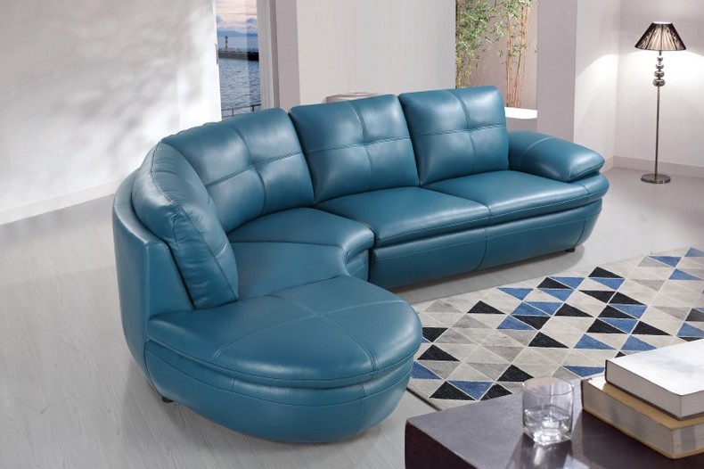 Modern Leather Corner Multi Seater Sofa