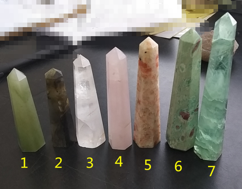 Gemstone crystal Points