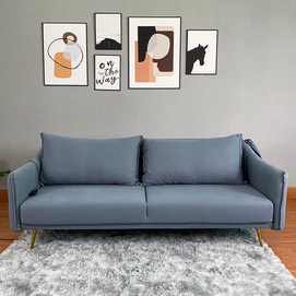LV3378 Nordic Style Dark Blue Sofa