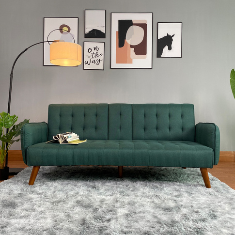 LV3333 Modern Green Fashionable Sofa Bed