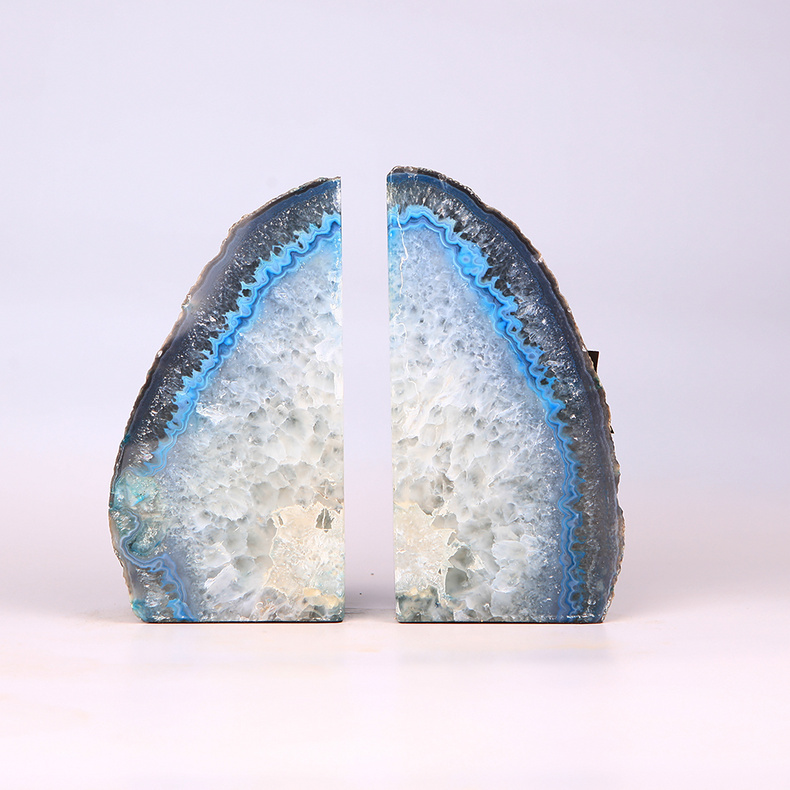 Agate bookends