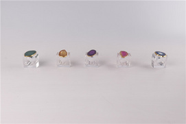 Crystal kapkin rings