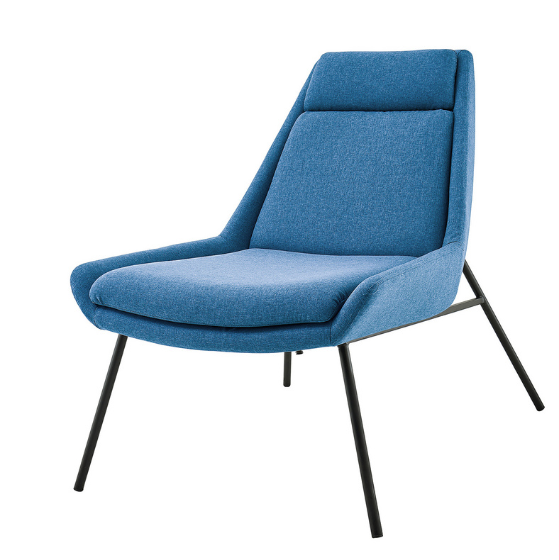 Modern Blue Minimalist Recliner  609404