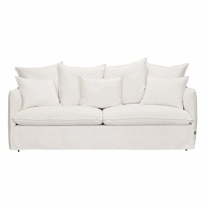 Modern American style Cloud Fabric Couch Soft Feather Sofa Sets with Living Room