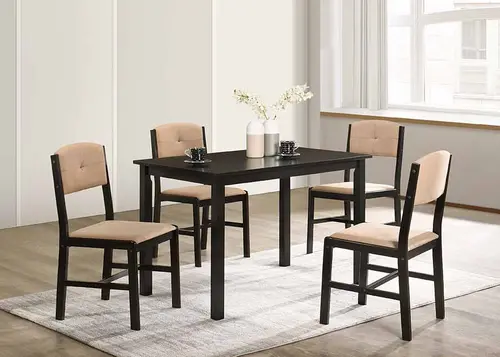 KF 3001 DT & KF 4452 DC Minimalist Modern Dining Table and Chairs