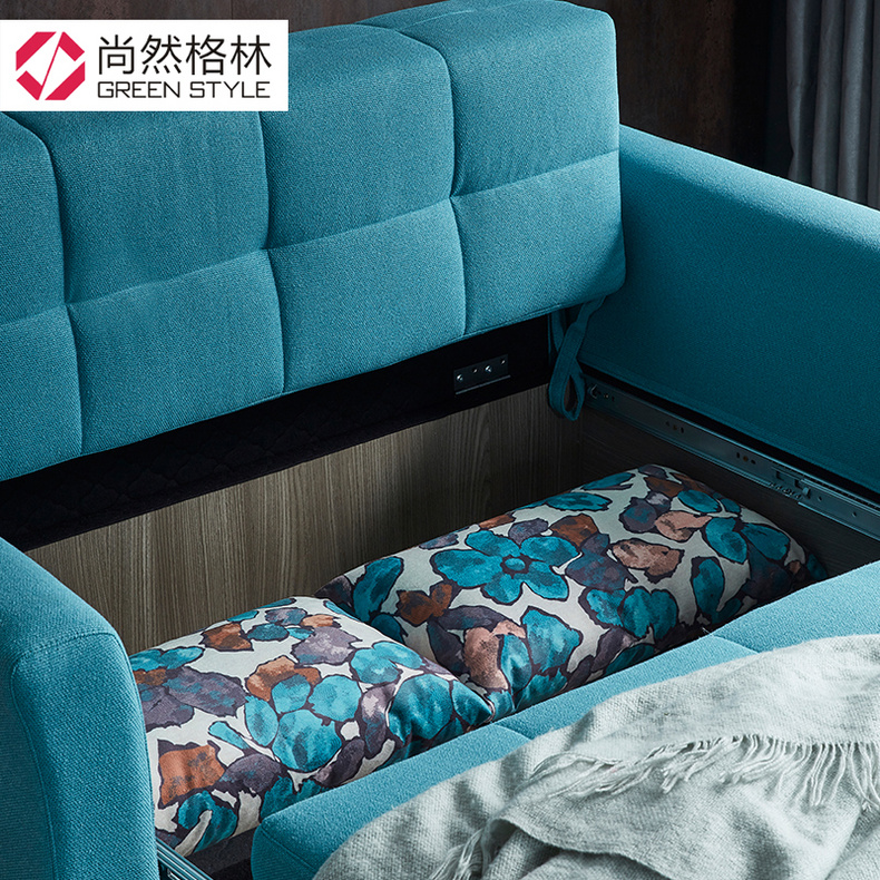 Multifunctional sofa bed with storage