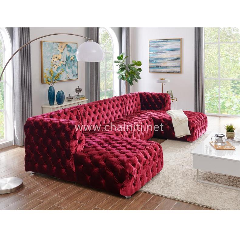 U shape sectional sofa