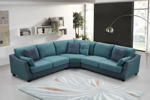 Modern Exquisite Fabric Corner Sofa