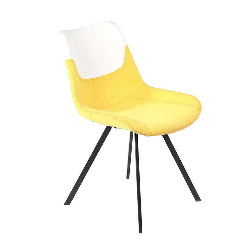 Fabric dining chair metal frame chair (Pantone)