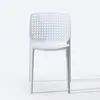 High quality plastic office dining chair with hole back