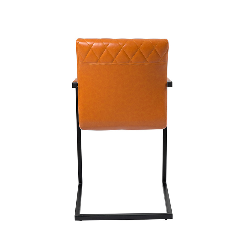 Pu chair dining chair with arms