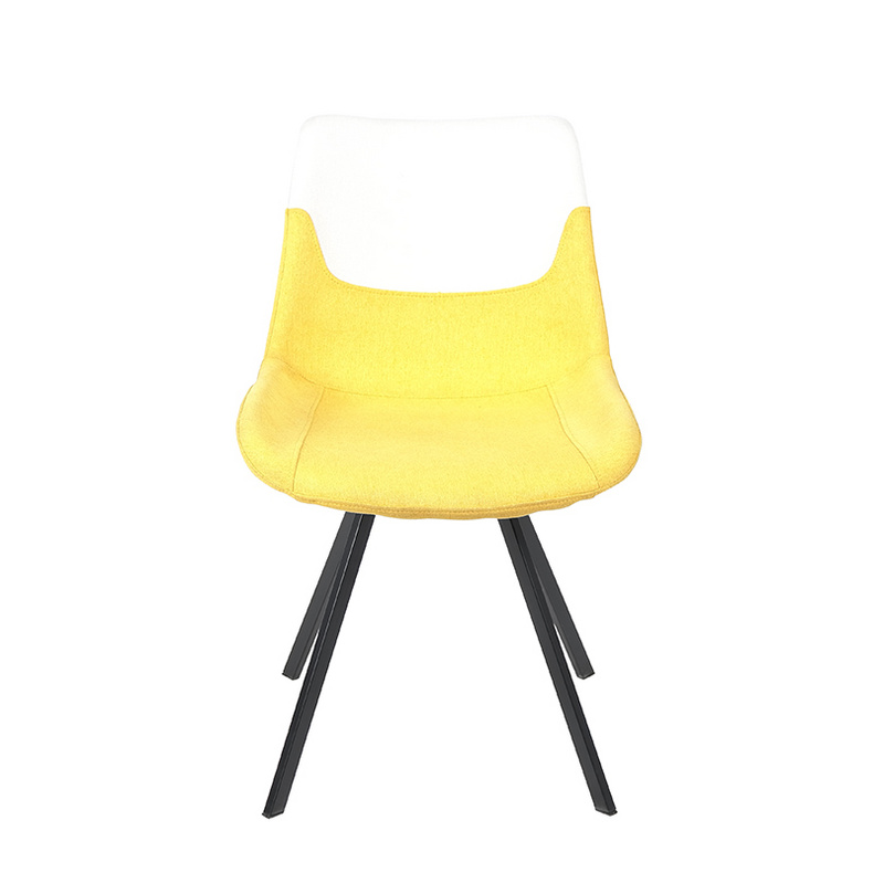 Fabric dining chair metal frame chair （Pantone）