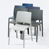 Modern designer indoor plastic home dining room chairs
