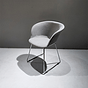 Modern upholst soft cloth fabric dinning chair armchair