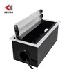 bilateral open and close powered outlet box storage box with soft closing