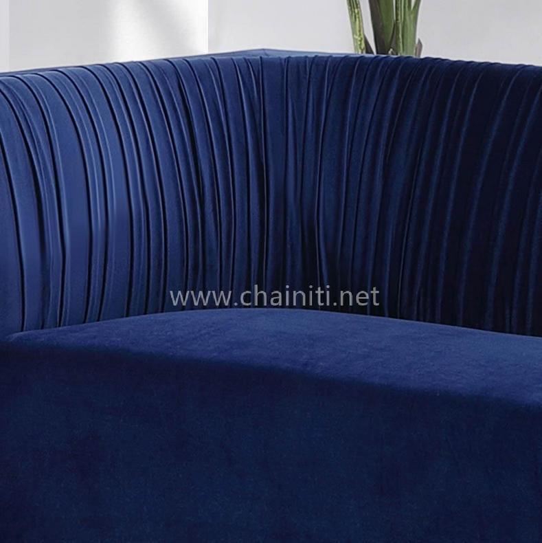 Acrylic decor velvet sofa