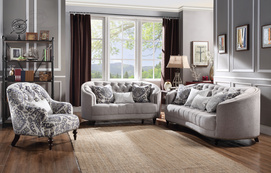 52060 American Style Light Luxury Saira Sofa Set