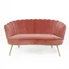 Hot Sale Upholstered Velvet Flowered Sofa