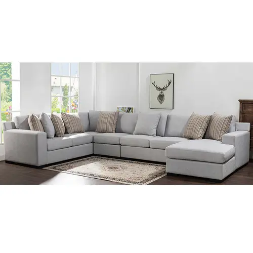 DC-1385GY-CNR-PL Sectional Sofa Set