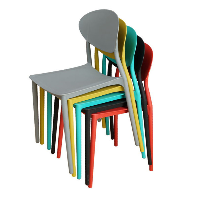 Kingnod Color Dining Restaurant Plastic Chair