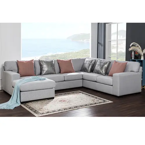 DC-1386GY-CNR-PL Sectional Sofa Set