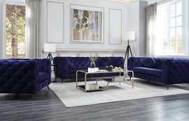 54900 Atronia Blue Purple Light Luxury Sofa Set