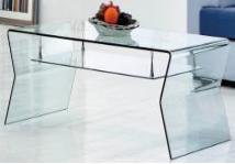 Clear Bent Glass Coffee Table BR-CT321