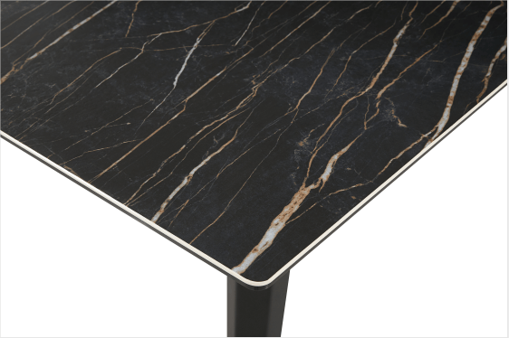 antique black Marble dining set   hot sell