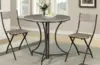 1+2 Furniture Sets Foldable Round Table＆2Chairs  MY0001T+MY0001C