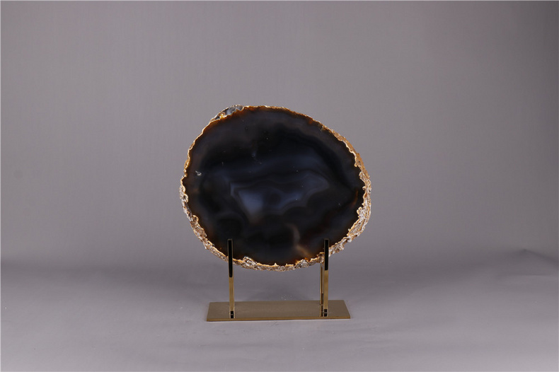 CXD-AGATE SLICE ORNAMENT