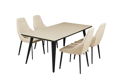 Wholesale dining room furniture best quality new design tables fashion Metal base dining table