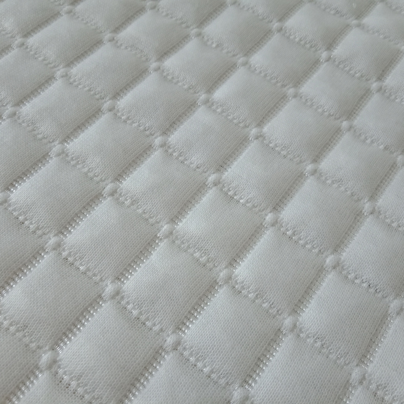 spandex+polyester knitted mattress fabric