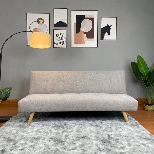 LV3310  Modern Minimalist Grey Fabric Sofa Bed