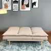 LV3316  Modern Minimalist Light Pink Sofa Bed