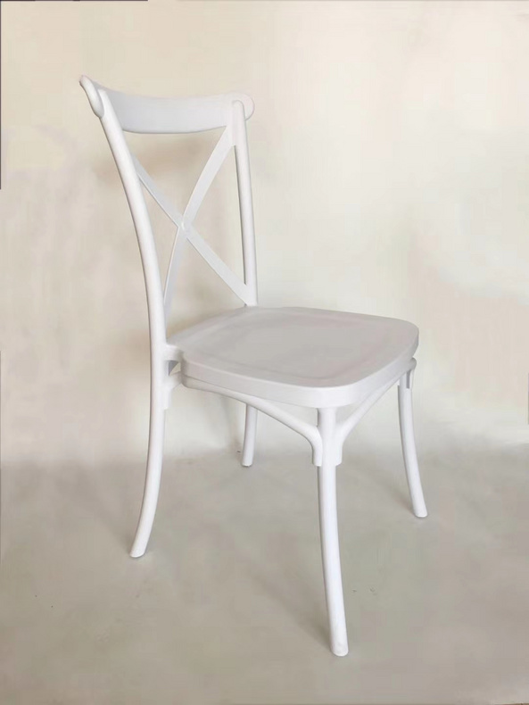 Hot Selling Crossback PP Plastic Event Banquet Party Wedding Chair C-529