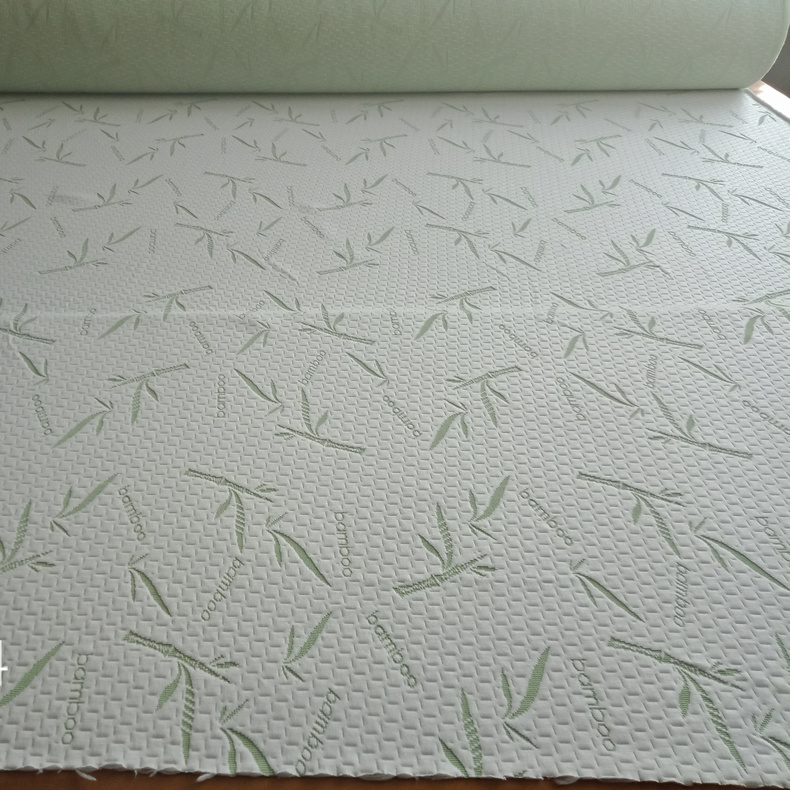 bamboo fibier jacquard mattress fabric