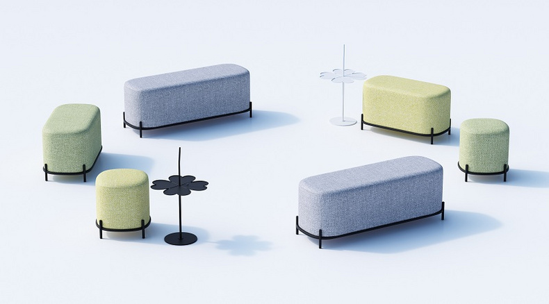 SOFA-03 SOFA STOOL (PANTONE)